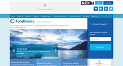 Desktop Screenshot of fundsource.co.nz