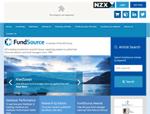 Tablet Screenshot of fundsource.co.nz